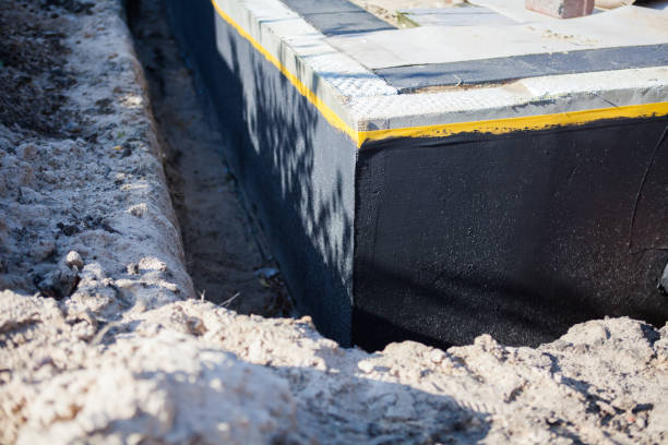 Residential Wet Basement Repair installation at a Oyster Bay, NY home by SJ Waterproofing Pros